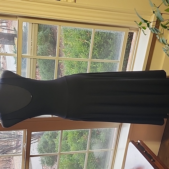 Leith Black Tank Top Style Midi Dress Size Small - Picture 4 of 9